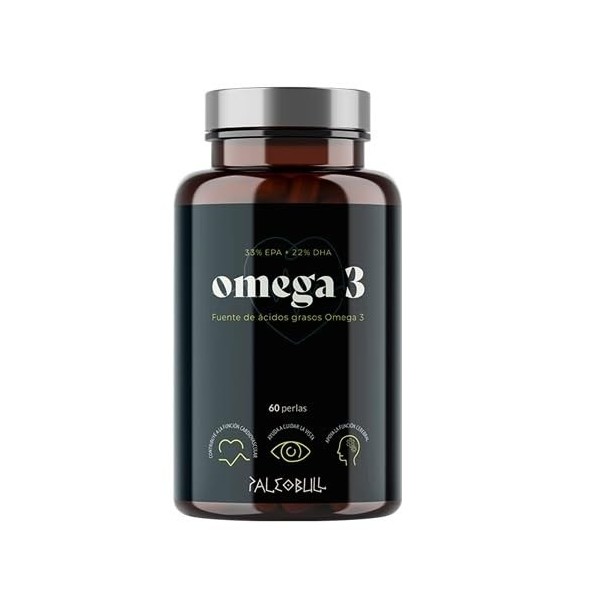 PALEOBULL OMEGA 3 60perlas. – complément spécialisé pour soutenir l’organisme, soutient un mode de vie actif en cas d’usage r