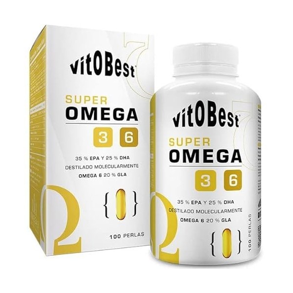 VITOBEST Super Omega 3 6, 100 Perles