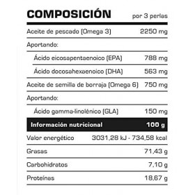 VITOBEST Super Omega 3 6, 100 Perles