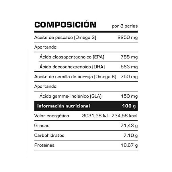 VITOBEST Super Omega 3 6, 100 Perles