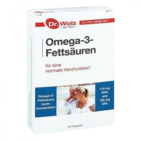 Dr. Wolz Omega-3-Fettsäuren Kapseln, 60 pc Capsules