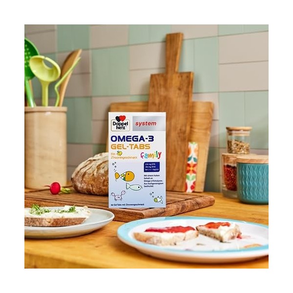 Doppelherz system OMEGA-3 family, 60 pc Tablettes