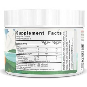 Nordics Omega-3 Gummies, goût mandarine, 60 bonbons gélifiés