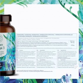 Omega 3 Vegan, Huile de Poissons Sauvages, Haute Concentration. Omega 3 DHA EPA, 90 capsules - Complément Alimentaire, Soutie