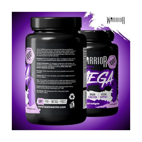 Omega, 1000mg - 60 softgels Oméga-3