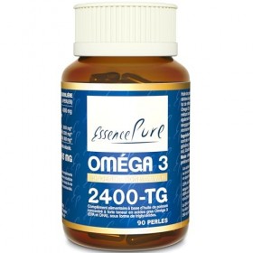 Omega 3 Essence Pure - 90 Gélules | EPA 600mg & DHA 400mg | Absorption Maximale | Forme Triglycérides | Soutien Cœur, Cerveau