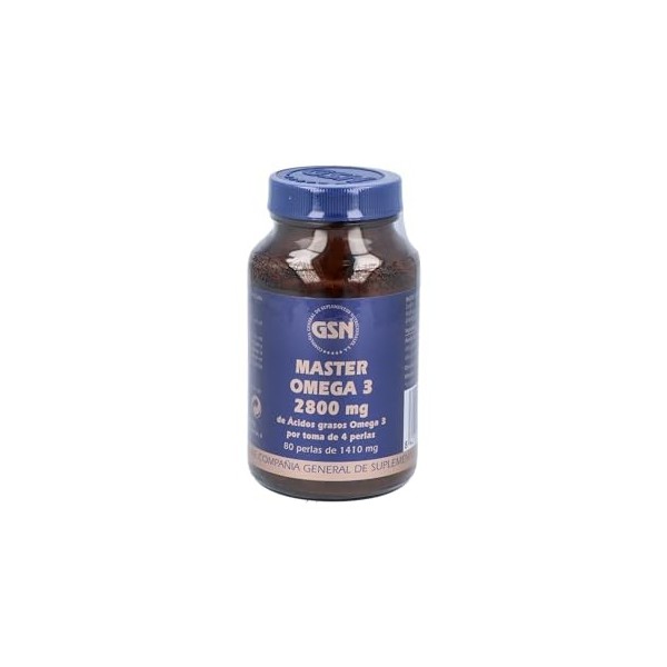 GSN OMEGA 3 FORTE 80 perlas. – contribue au fonctionnement normal de l’organisme au quotidien, gélules qui facilitent la supp