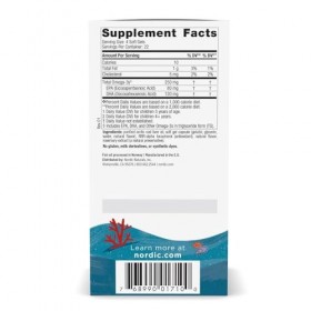 Nordic Naturals Childrens DHA, 250mg Strawberry - 90 softgels Oméga-3