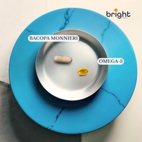 Oméga-3 et Bacopa Monnieri + L-Tyrosine + Caféine – NOOTROPIK, Amélioration de la mémoire, de la concentration, des performan