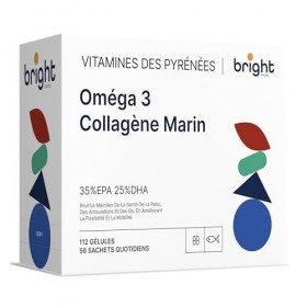 Collagène Marin Hydrolysé avec Acide Hyaluronique et Omega 3 EPA & DHA – Capsules Premium pour la Peau, les Articulations, le
