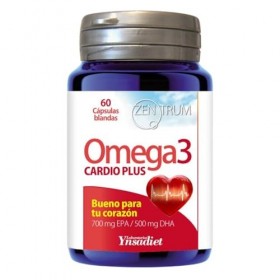 Cardio Plus Omega 3 - Zentrum 60 capsules de Ynsadiet
