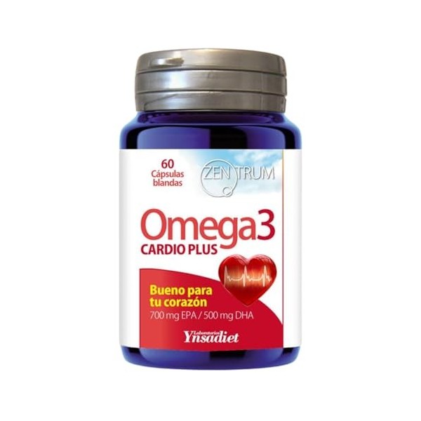 Cardio Plus Omega 3 - Zentrum 60 capsules de Ynsadiet