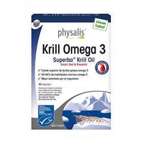 PHYSALIS KRILL OMEGA 3 30cap. – supplément complet conçu pour la routine de tous les jours, soutient un mode de vie actif en 