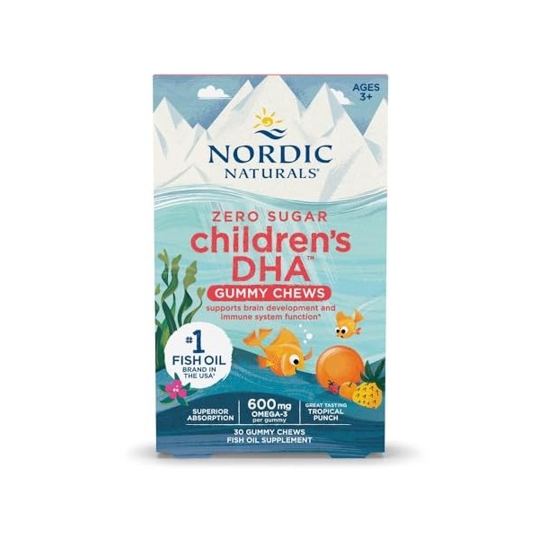 Nordic Naturals Childrens DHA Gummies, 600mg - 30 gummies
