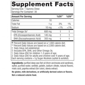 Nordic Naturals Childrens DHA Gummies, 600mg - 30 gummies