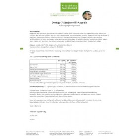 Gélules Huile dargousier oméga-7