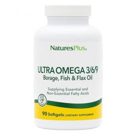 Natures Plus Ultra Omega 3/6/9 1200 mg Gel souple 90