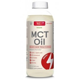 Huile MCT 100 % dérivée de noix de coco - 591 ml - Soutient lénergie et le métabolisme - Non aromatisée