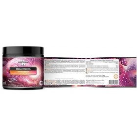 Mega Fish Oil 1000 mg par gélule - 240 softgels - 8 mois dapprovisionnement - Pour la santé du cœur, du cerveau et de la vis