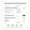 Omega 3 et Magnésium Chélatine + Complexe de Vitamines B + Lécithine de Soja | Énergie, Vitalité et Bien-être |