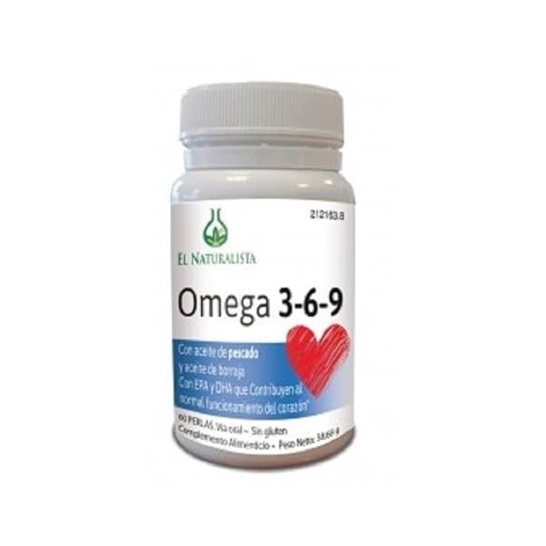Omega 3,6,9 60 Perlas El Naturalista Oméga-3