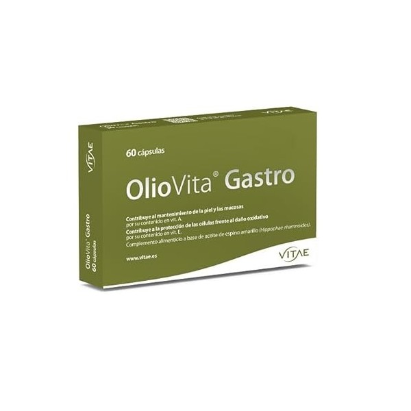 VITAE OLIOVITA gastro 60cap. – recommandé en complément d’une alimentation équilibrée, gélules qui facilitent la supplémentat