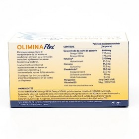 OLIMINAFlex Oméga 3, collagène, vitamine D - Supplément pour soulager les douleurs articulaires - Soin de vos os et muscles -...