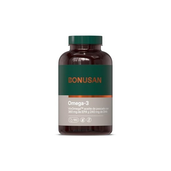 Nutricosmetics - Bonusan Omega-3 Msc 180 Cap 180 Cap De Gel