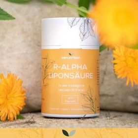 Acide R-alpha-lipoïque 400 mg par capsule | 120 capsules | Hautement dosé | En biodisponibilité particulièrement élevée | Vég
