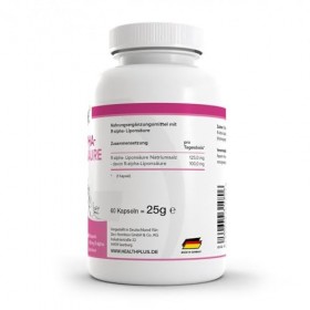 Health+ r-ala gélules, 60 pièces