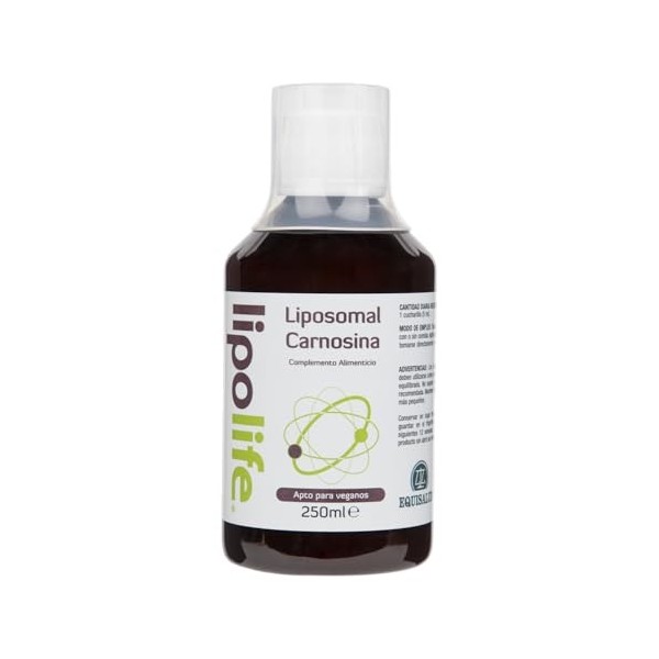 EQUISALUD LIPOLIFE LIPOSOMAL CARNOSINA 250ml. – produit spécialisé pour un usage quotidien, contenance 250 ml, peut être util