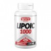 WHY SPORT LIPOIC 1000 - Acide alpha-lipoïque 1000 mg à haute dose - Complément alimentaire avec cannelle et chrome - 60 compr