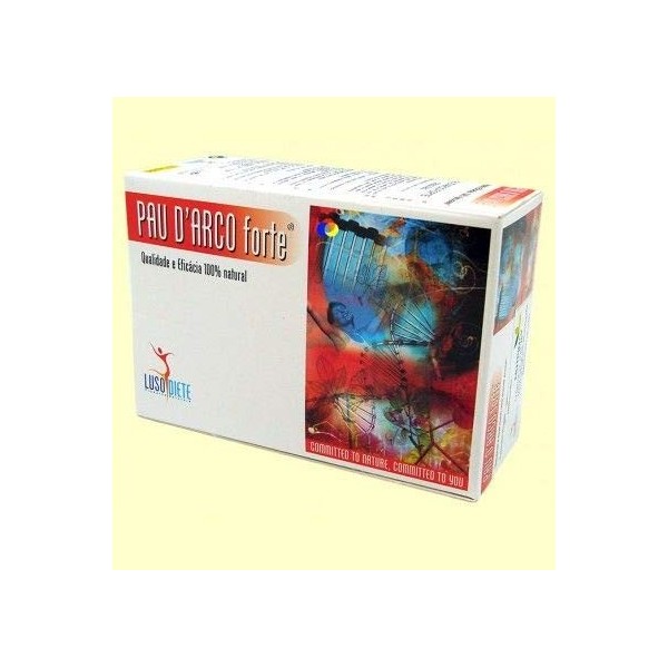 LUSODIETE PAU D ARCO forte 100cap. – recommandé en complément d’une alimentation équilibrée, gélules qui facilitent la supplé