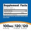 Nutricost Acide lipoïque R-Alpha 100 mg, 120 gélules – Capsules végétariennes, sans OGM, sans gluten