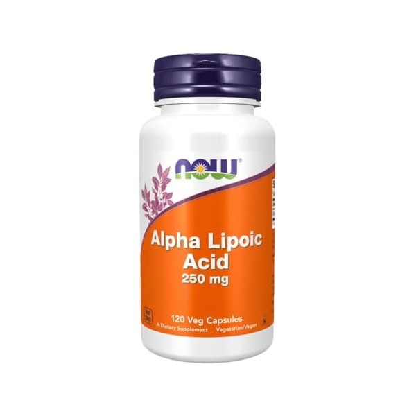NOW Aliments Acide alpha-lipoïque, 250 mg - 120 vcaps
