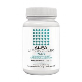 ALFALIPONZUUR 60 V-CAPS PHARMANUTRICS//ZENUWSTELSEL-ANTI-OXYDANT-NEUROPATHIE//VOEDINGSSUPPLEMENT