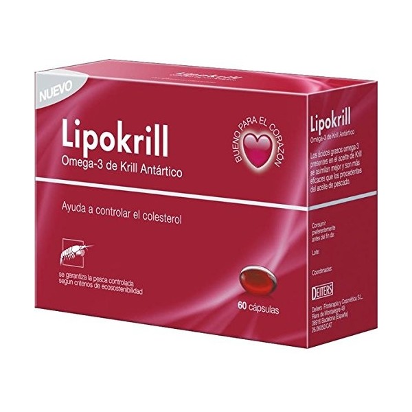 Lipokrill 60 capsules de Deiters Acide alpha-lipoïque