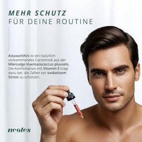 neotes AstaPro+ huile dastaxanthine hautement dosée - 8 mg dastaxanthine + 8 mg de vitamine E par jour - 1 x 30 ml pour 47 A...