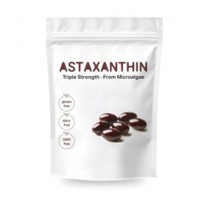 Astaxanthine | Soutient la santé des yeux, du système immunitaire, des articulations et de la peau, facile à avaler, sans OGM