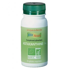 Astaxanthine bio - 30 gélules - Puissant antioxydant