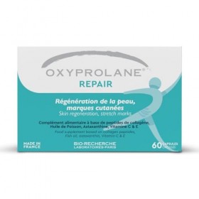 Oxyprolane Repair – Complément Alimentaire Anti-Vergetures | Peau Élastique & Régénérée | Peptides de Collagène, Astaxanthine