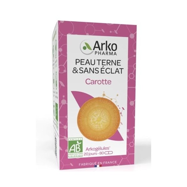 Arkopharma Arkogélules Carotte Bio 80 Gélules