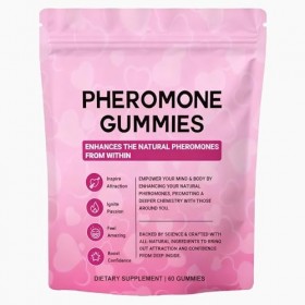 Gommes aux phéromones, 60 unités, renforçant les phéromones naturelles pour stimuler lattirance, la passion et la confiance 