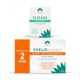 Pack « Préparation Solaire - Peaux Claires et Sensibles » | 1 OXELIO Protect + 1 ELTEANS Capsules | Prépare les Peaux Sensibl