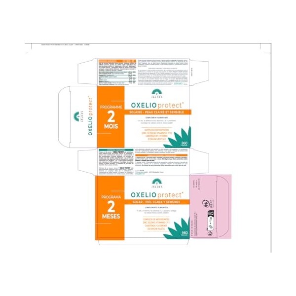 Pack « Préparation Solaire - Peaux Claires et Sensibles » | 1 OXELIO Protect + 1 ELTEANS Capsules | Prépare les Peaux Sensibl