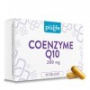 Coenzyme Q10 200mg PiùLife – 1 par jour – CoQ10 à base d’ Ubiquinone – Antioxydant & Anti-Âge – Complément Alimentaire Peau, 