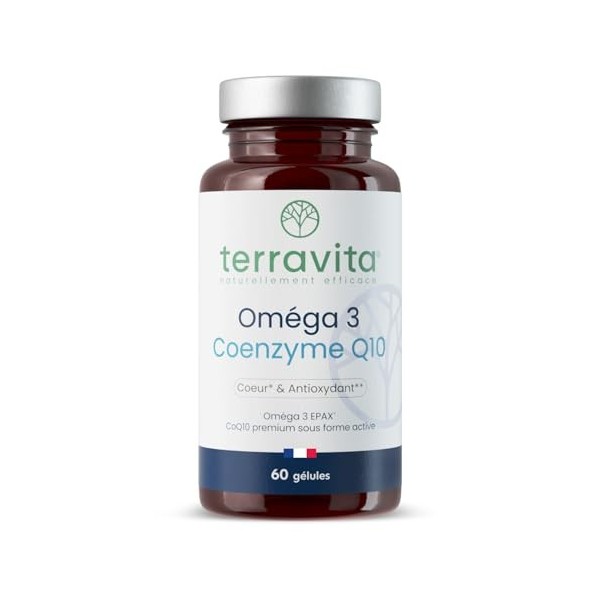 Oméga 3 Brevetés EPAX® + Coenzyme Q10 Ubiquinol Kaneka® | Poissons Sauvages | Système Cardiovasculaire - Immunitaire - Cérébr
