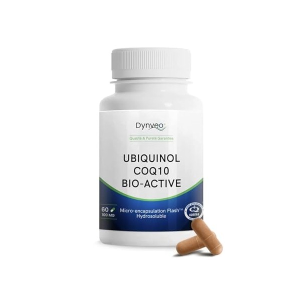 Ubiquinol Coenzyme Q10 Kaneka™ - Antioxydant Énergie cellulaire Métabolisme - Forme Bioactive & Stable - Haute Biodisponibili