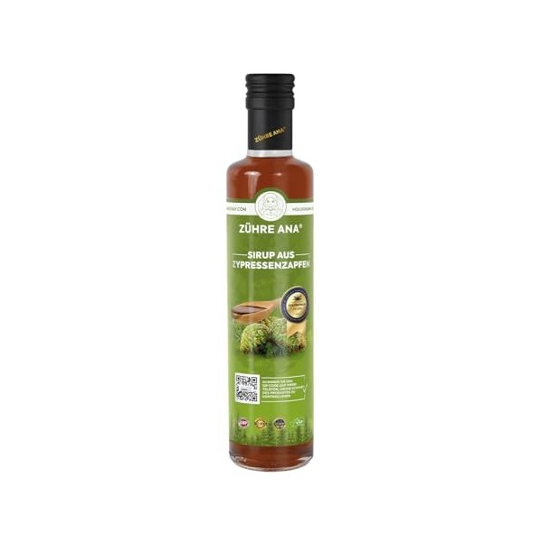 Zühre Ana Sirop de bromélaïne - Coenzyme Q10 - Extrait dananas naturel - Végétalien 250 ml Coenzyme Q10