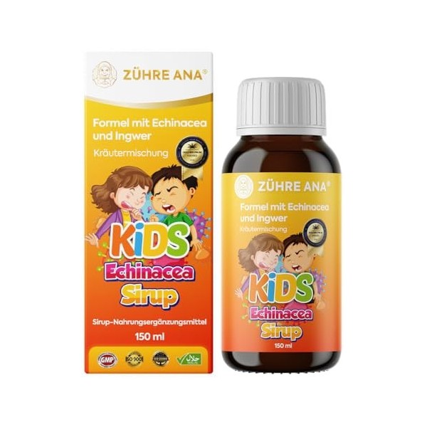 Zühre Ana Sirop de bromélaïne - Coenzyme Q10 - Extrait dananas naturel - Végétalien 250 ml Coenzyme Q10